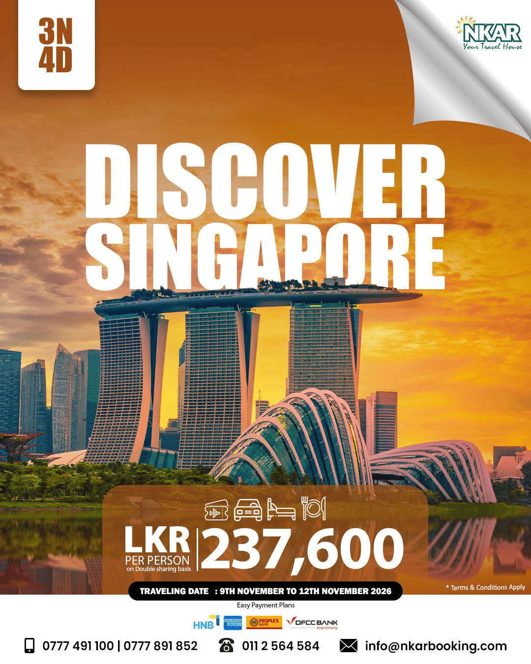 Singapore Tour Package 2026 – 4 Days with Universal Studios